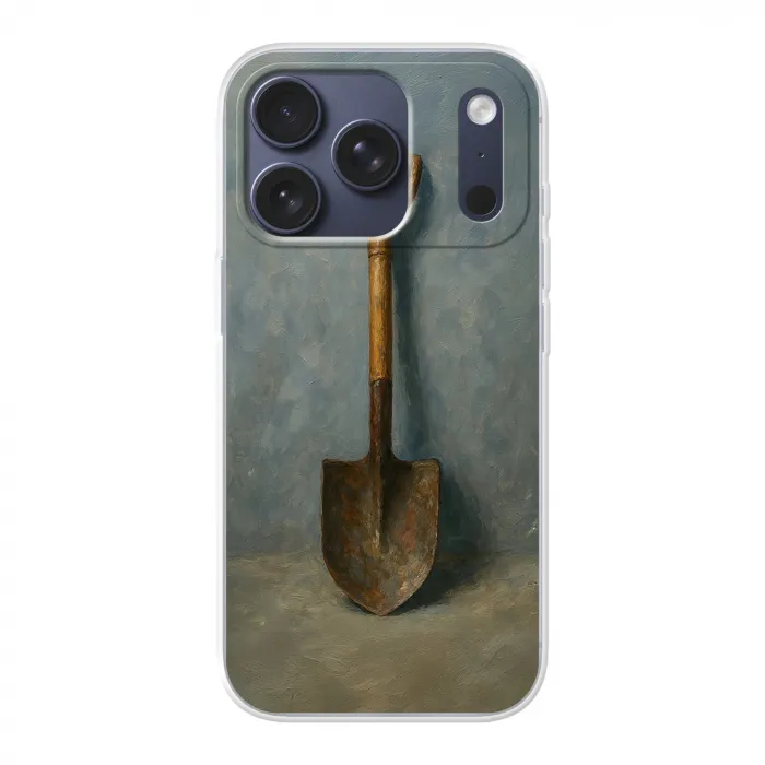 Schep - Gereedschap - Schilderij Telefoonhoesje iPhone 17 Pro klein -3d