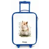 Dier - Natuur - Hamster Kinderkoffer - Blauw klein -zz3dotto
