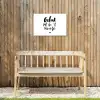 Geluk zit in 't zonnetje - Tekst - Zomer - Quotes Tuinposter op houten frame 2 cm dik klein -sfeer4