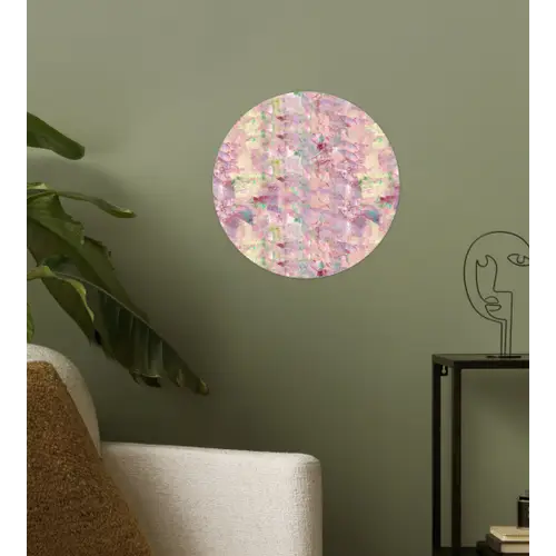 Multi - Zacht - Verf Wandcirkel behangsticker klein 186 -sfeer2
