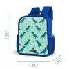 Dinos - Patroon - Groen Kinderrugzak - Blauw middel -productfoto_formaten
