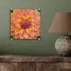 Dahlia - Bloem - Oranje plexiglas 5mm klein -sfeer3