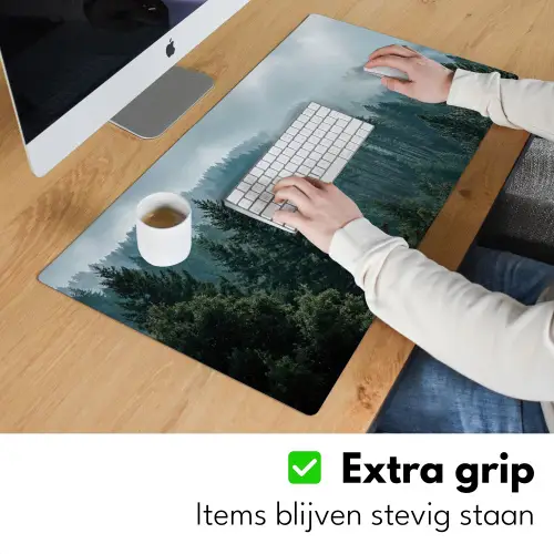 Naaldwoud - Bergen - Mist Muismat XXL klein -sfeer3