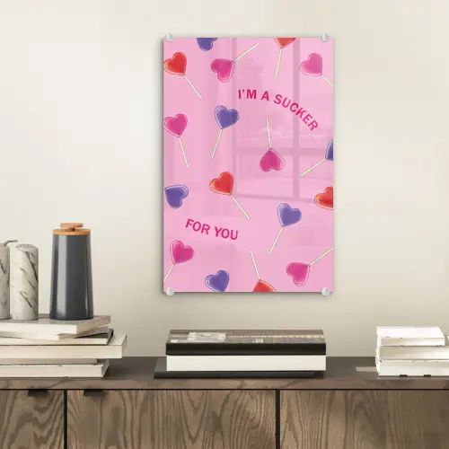 Lolly - Valentijn - Illustratie - Snoep plexiglas 5mm klein -sfeer1