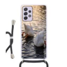 Eenden - Water - Natuur Hoesje Samsung Galaxy A52 5G met koord klein -3d