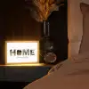 Home - Lettercollage Light Box met kabel (Tafellamp) klein -sfeer1