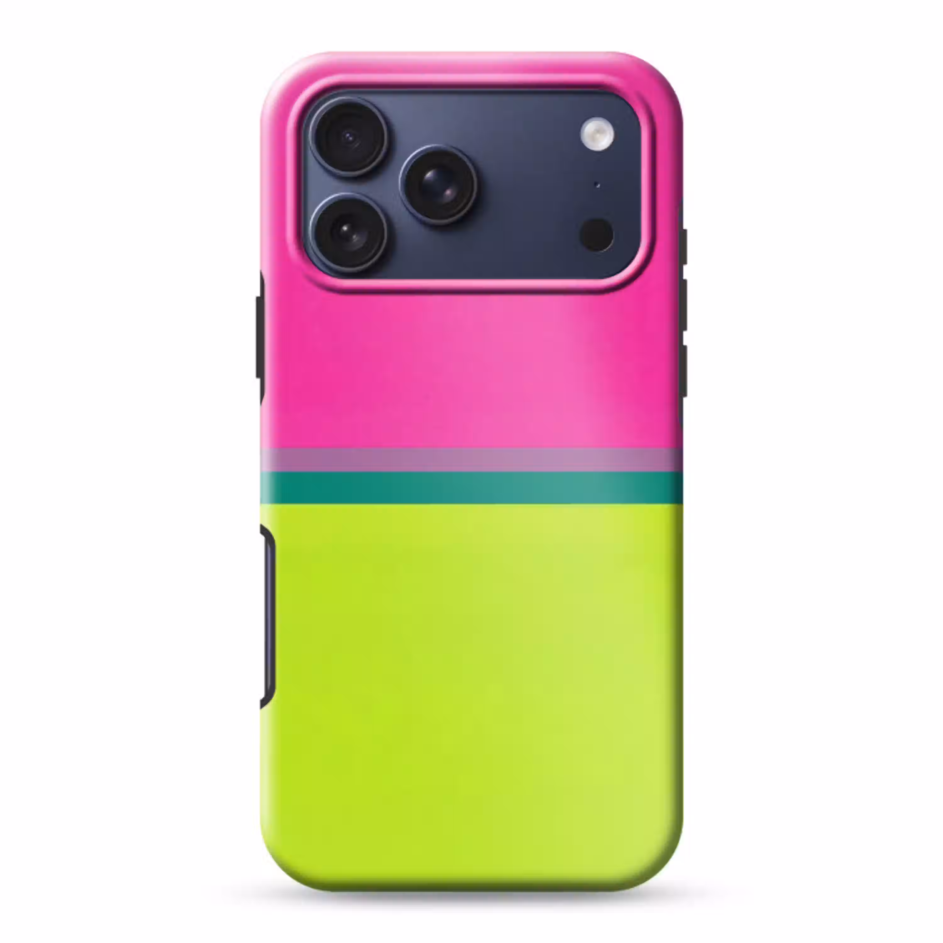 Strepen - Modern - Kleurrijk Toughcase MagSafe Apple iPhone 17 Pro Max klein -3d
