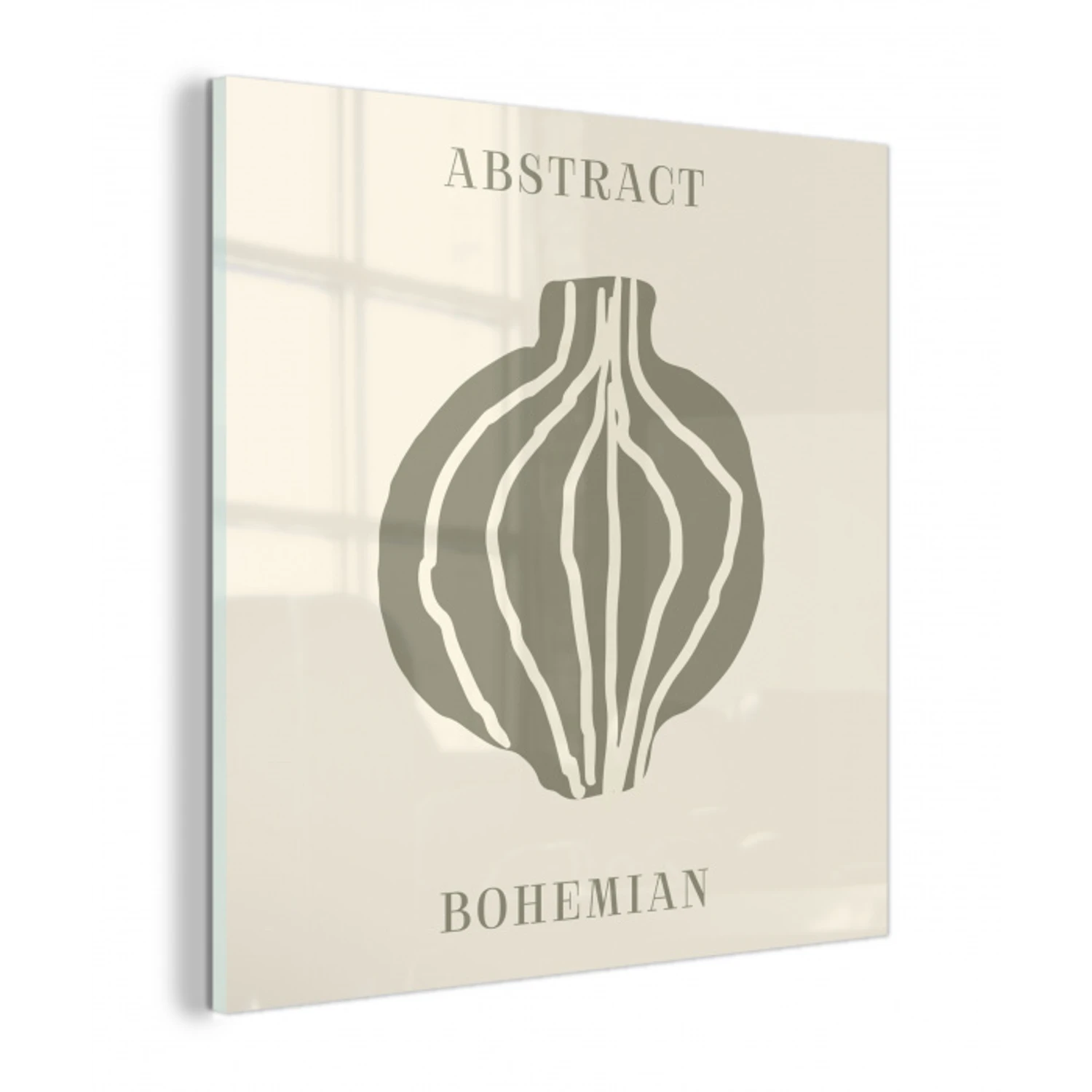 Boho - Groen - Abstract plexiglas 5mm klein -z3d