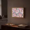 Tropisch - Zomer - Vlinder - Perzik Light Box met batterij (Wandlamp) middel 907 -sfeer1