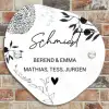 Botanisch - Sierlijk Naambord Organisch middel -sfeer10