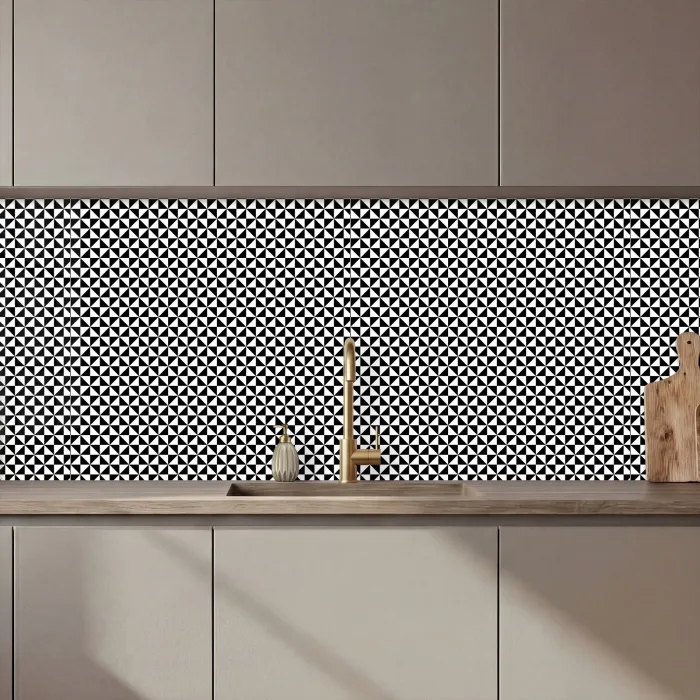 Design - Geometrie - Patroon keuken achterwand 2 middel 871 zz_3dshopping