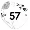 Botanisch - Traditioneel Naambord Organisch middel -3d