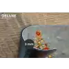 Kerstboom - Cadeaus - Rood - Goud Placemat vinyl groot -closeup
