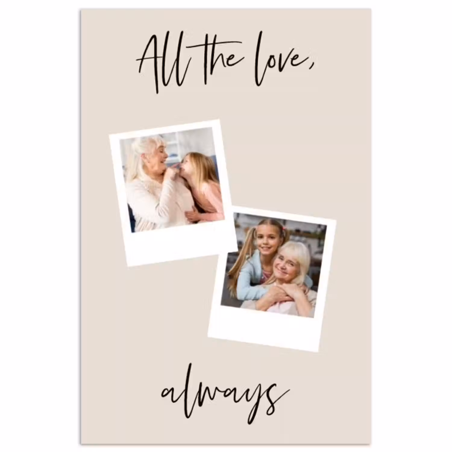 Gepersonaliseerde poster - All The Love, Always