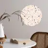 Terrazzo -  Patroon - Kleurrijk - Indigo Wandcirkel behangsticker klein 186 -sfeer3
