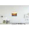 Klaproos - Bloemenveld - Kleurrijk textielposter latten blank klein -kinderkamer