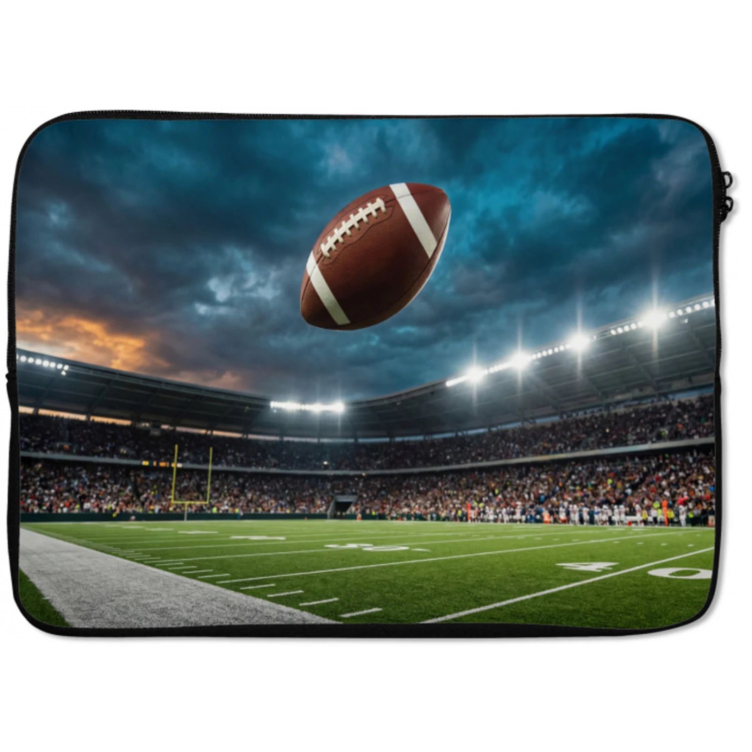 Football - Bal - Stadion - Sport laptophoes neopreen klein -zkaufland3dotto