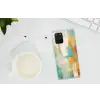 Kunst - Abstract - Blauw - Wit Telefoonhoesje Samsung Galaxy S10 Lite klein -oordopS10Lite