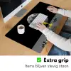 Maan - Geel - Roze - Zwart Muismat XXL klein -sfeer3