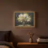 Boom - Zwart - Goud - Wit - Modern Light Box met batterij (Wandlamp) middel -sfeer4