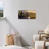 Wijn - Druiven - Heuvels - Landschap tuinposter los doek klein -sfeer8