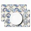 Borden - Bomen - Planten - Blauw Placemat vinyl groot 368 -zzsfeer2_Kitchenyeah-website