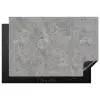 Beton - Leisteen - Grijs - Betonstructuur Inductie beschermer vinyl 3mm klein -3d