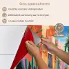 Geel - Blauw - Oranje - Huis keuken achterwand spatscherm klein -spatscherm_NL
