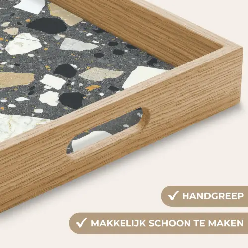 Terrazzo - Decoratie - Interieur - Stenen Dienblad Rechthoek middel -USP_HandgreepNL