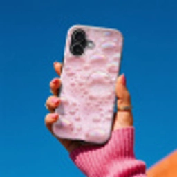 Schuim - Structuur - Roze Toughcase MagSafe Apple iPhone 17 klein -Sfeer1V