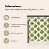 Patroon - Retro - Groen Balkonbeschermer Duitsland klein 596 -specs_NL