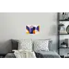 Vormen - Abstract - Grafisch - Oranje Muursticker klein -slaapkamer