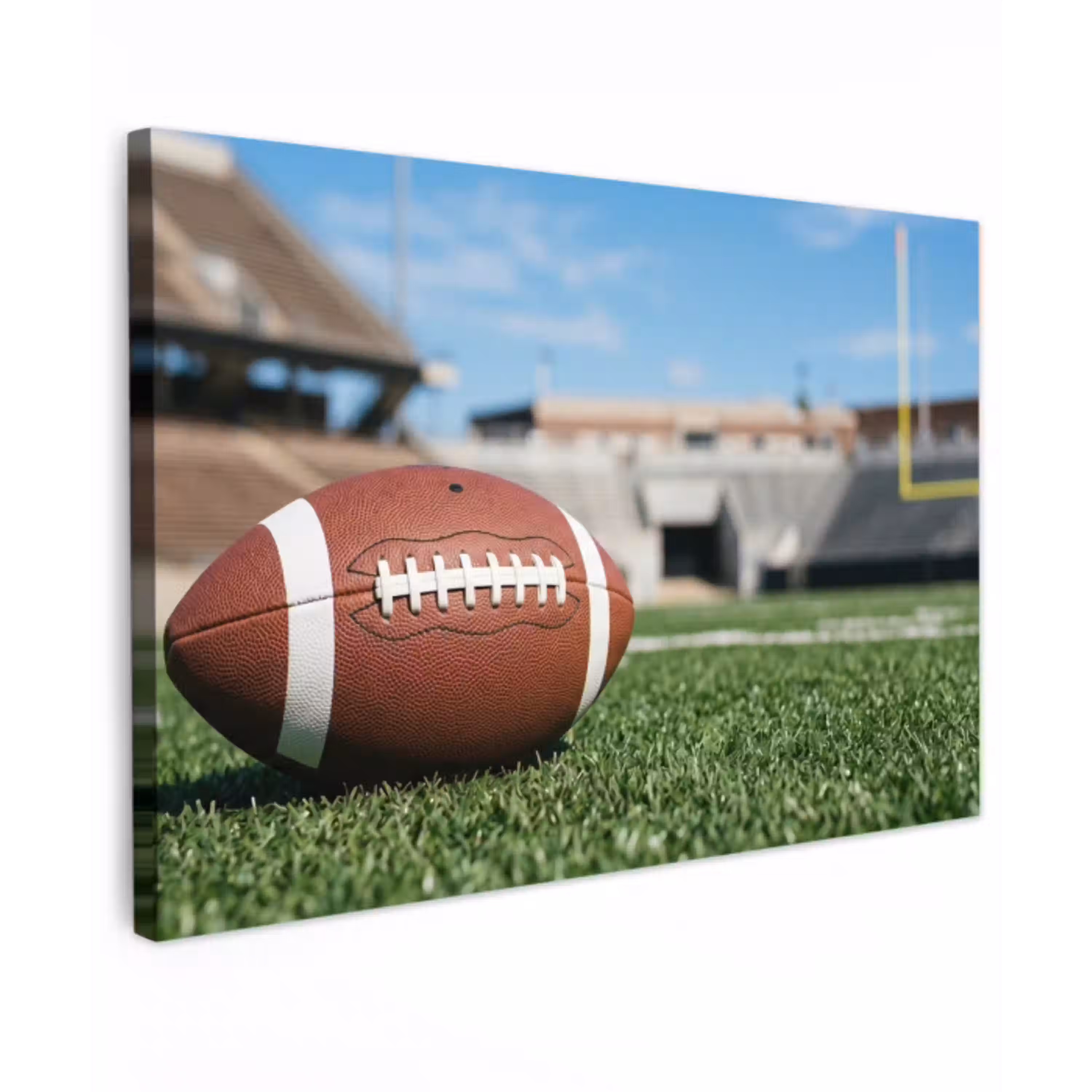 Football - Veld - Stadion - Sport Tuinposter op houten frame 2 cm dik klein -3d