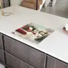 Kerstsfeer - Landelijk - Rood Inductie beschermer vinyl 3mm middel -sfeer8