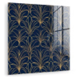 Deco - Waaier - Blauw plexiglas 5mm klein 11 -zzzproduct_nieuw