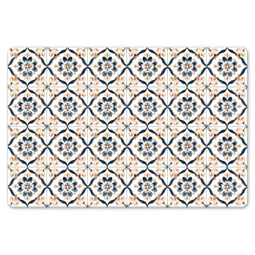 Bladvorm - Patroon - Kleurrijk Placemat vinyl groot 368 -zzsfeer1_Kitchenyeah-website