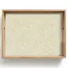 Geometrisch - Lijnen - Groen Dienblad Rechthoek middel 911 -z3d_shopping