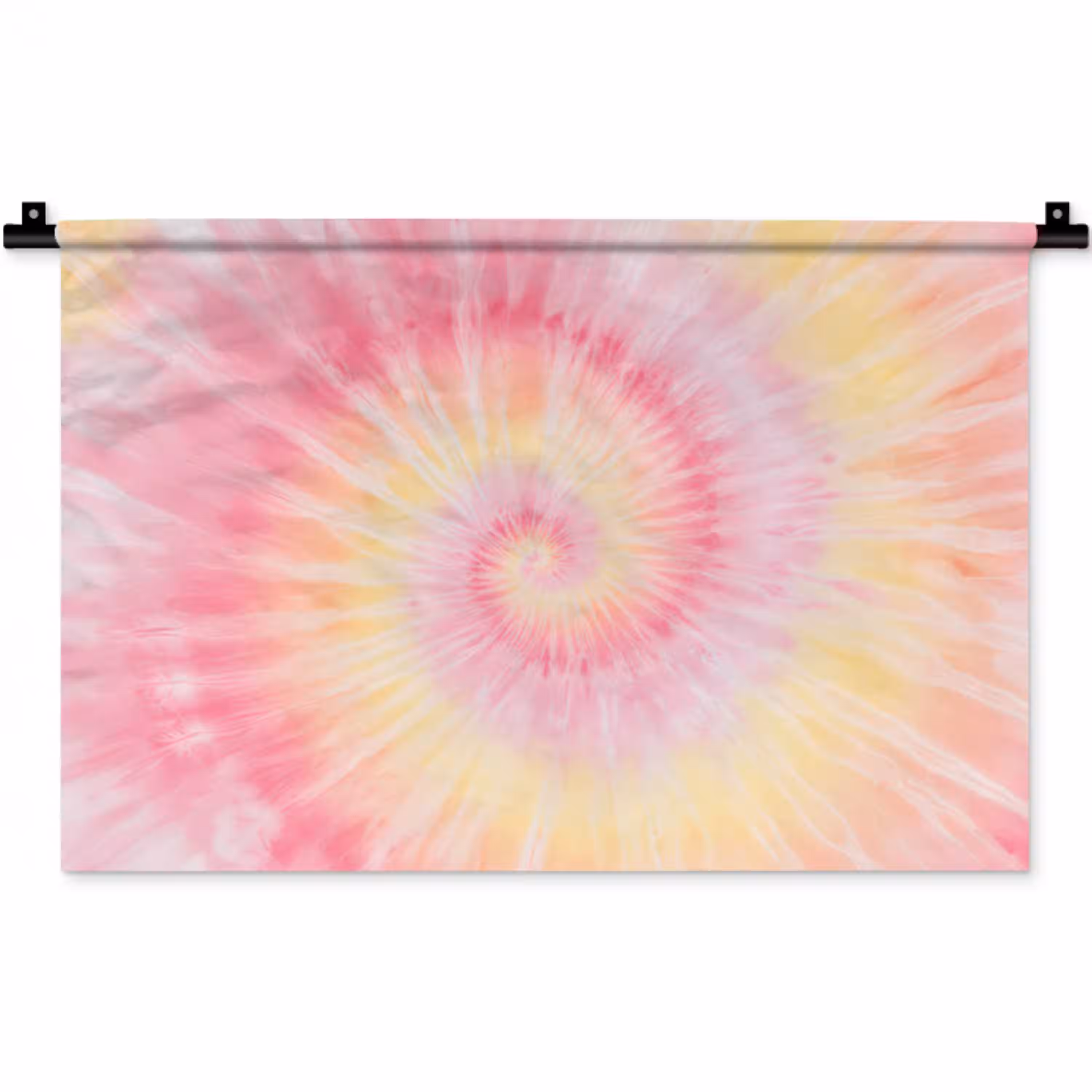 Patroon - Tie Dye - Pasteltinten - Roze Wandkleed katoen klein -zz3d