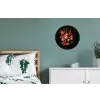 Boeket - Bloemen - Exotisch Wandcirkel aluminium klein -slaapkamer