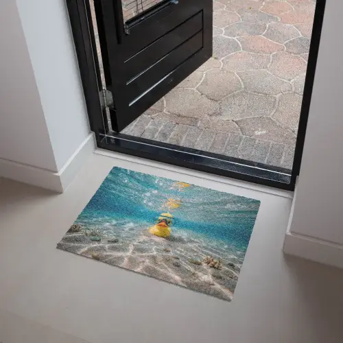 Duikbril - Eend - Water Deurmat klein -sfeer5