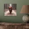 Schotse hooglander - Bos - Koe - Dieren - Natuur aluminium wit klein -sfeer2