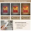 Bloem - Goud - Glazen Light Box met kabel (Tafellamp) klein -USP_lichtkleurNL
