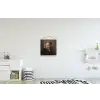 Zelfportret - Schilderij van Rembrandt van Rijn textielposter latten blank klein -kinderkamer
