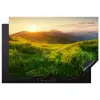 Gras - Heuvels - Zon - Natuur - Landschap Inductie beschermer vinyl 3mm klein -3d