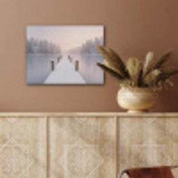 Steiger - Meer - Mist - Winter - Serene PET vilt klein -sfeer4