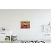 Vogels - Snavel - Abstract textielposter latten blank klein -kinderkamer