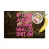 Klassiek - Humor - Roze Placemat vinyl groot -zzzproduct_Kitchenyeah-website