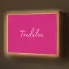 Toedeloe - Roze Light Box met batterij (Wandlamp) middel -z3d_website