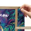Tijger - Dier - Jungle - Kleurrijk Light Box met batterij (Wandlamp kind) middel -USP_websiteprintNL