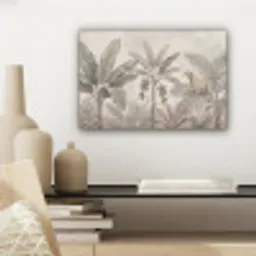 Natuur - Jungle - Ringstaartmaki - Bruin canvas 2cm klein -sfeer6